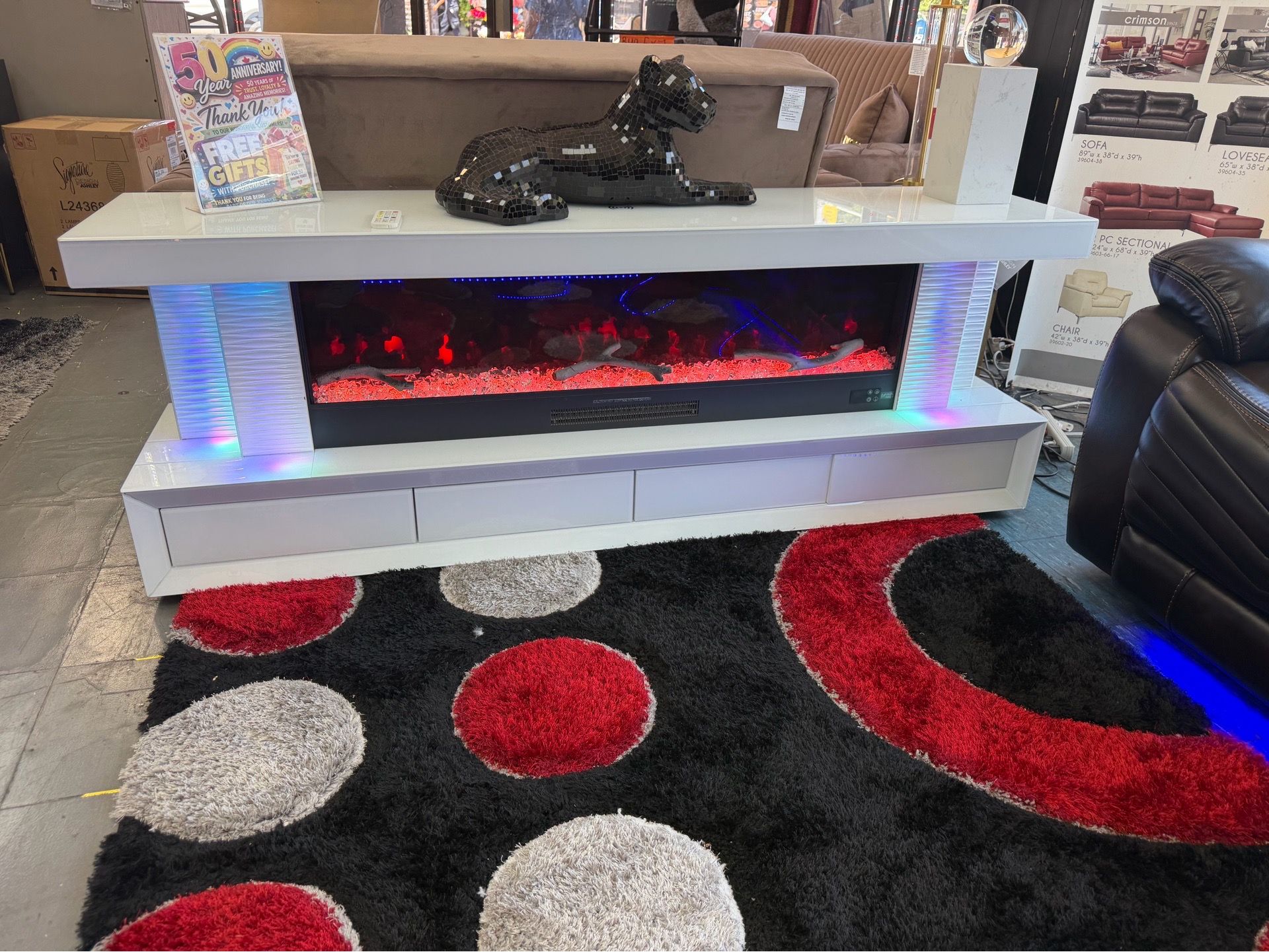 Modern Fireplace TV Stand - photo 2