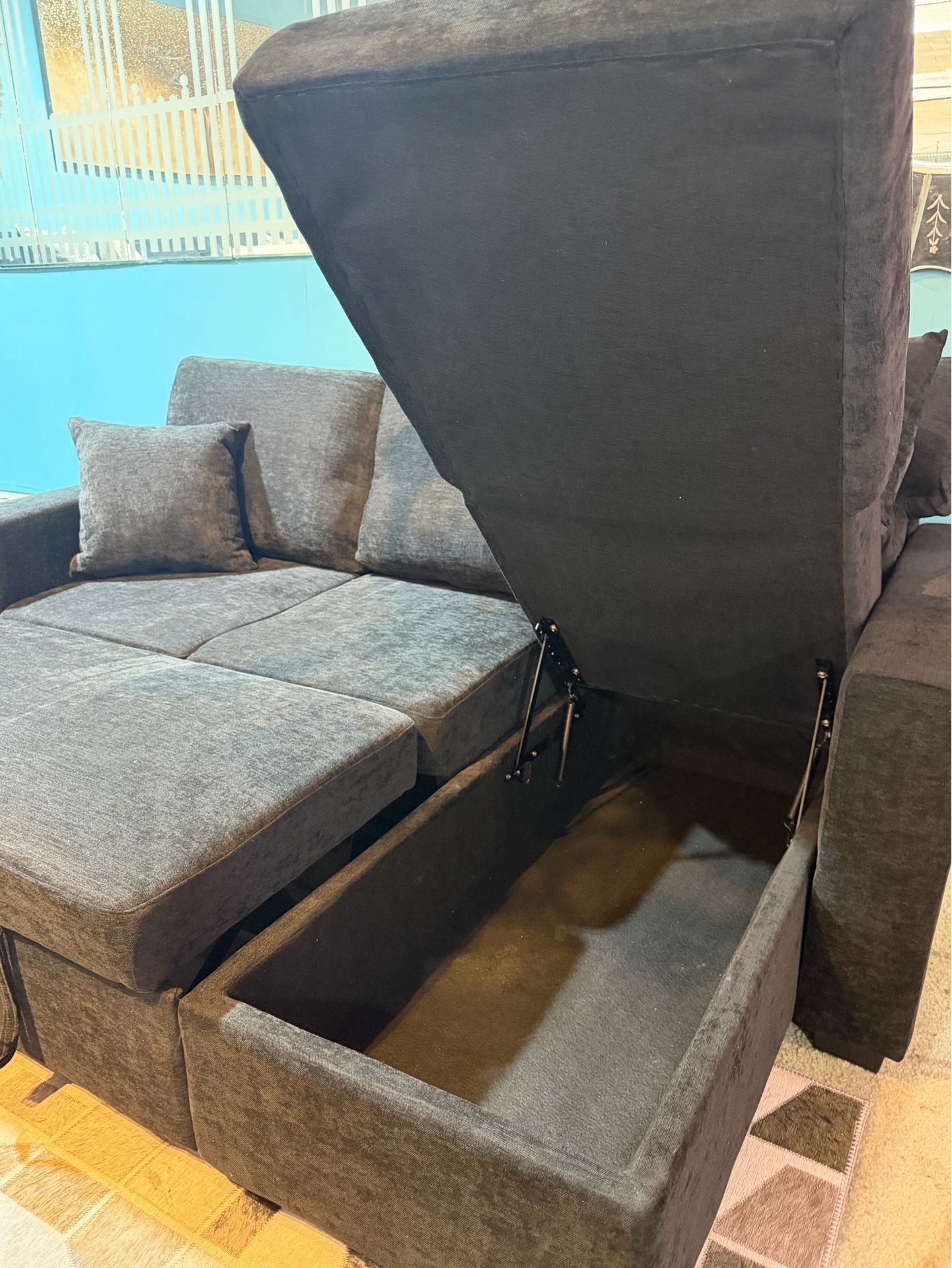 Sleeper Sofa Chaise Sectional - photo 5