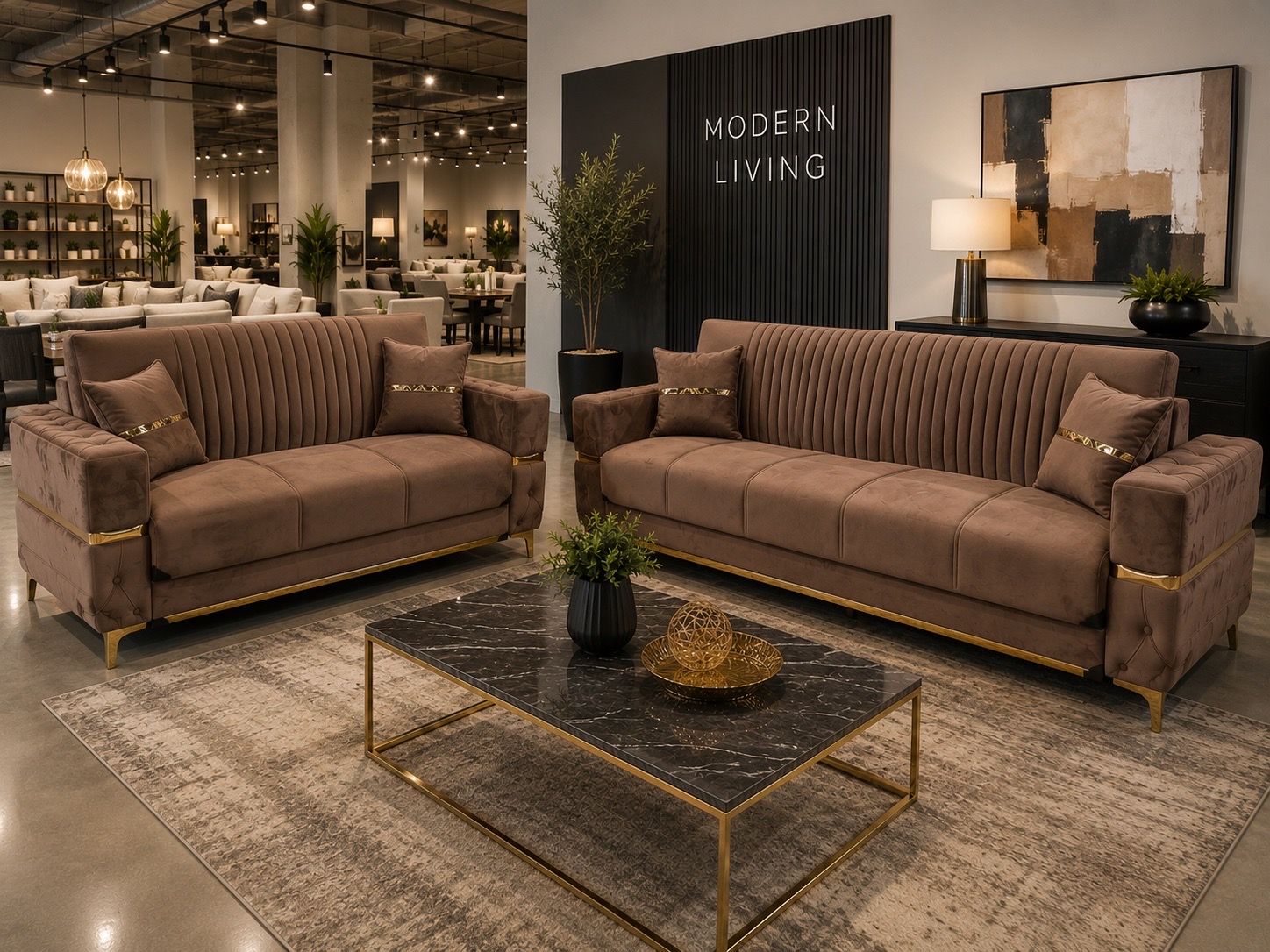 3-in-1 Sofa & Loveseat Set - Sit, Sleep, and Storage