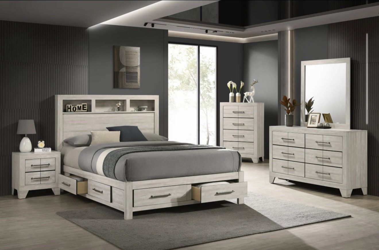 Modern Storage Bedroom Set - $988