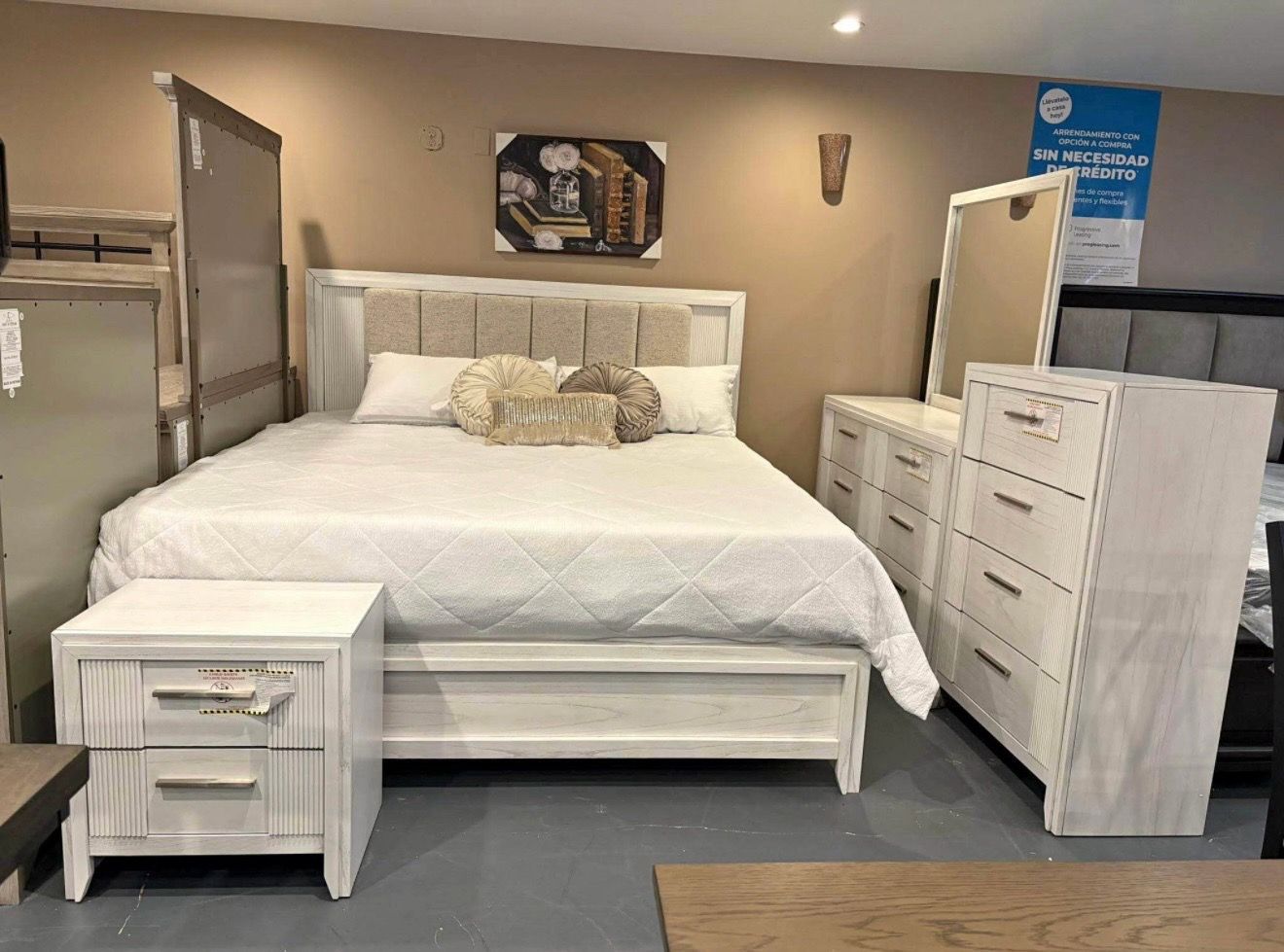 Beautiful 5-Piece Bedroom Set - Full or Queen Bed