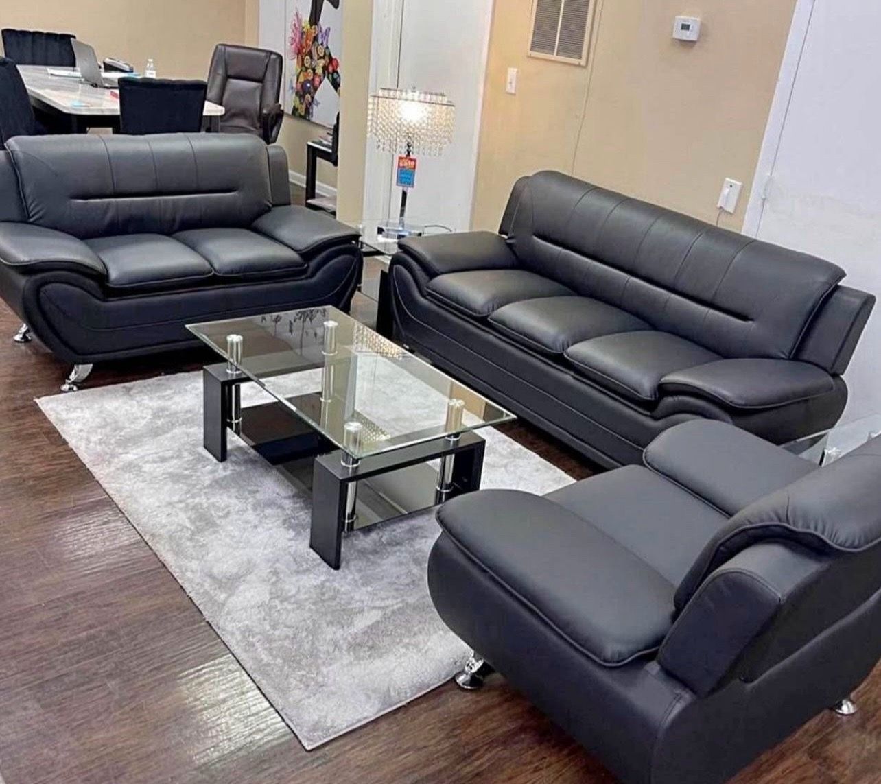Modern Sofa, Loveseat & Chair Set - photo 3