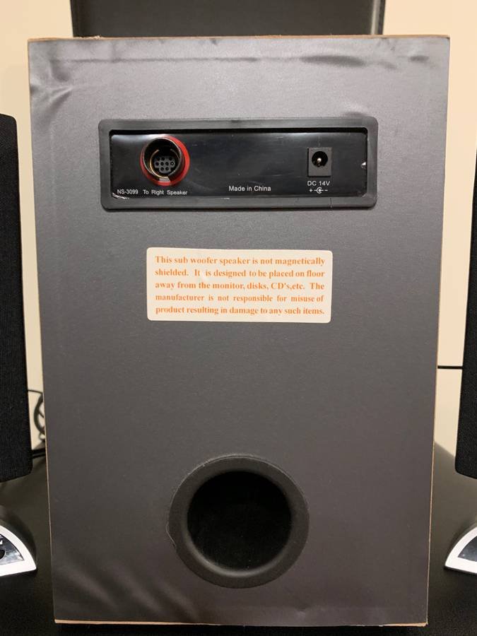 Insignia computer speaker system - photo 2