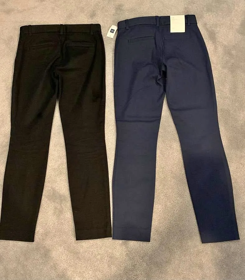 GAP womens skinny ankle mid-rise pants BRAND NEW (Size 00) thumbnail