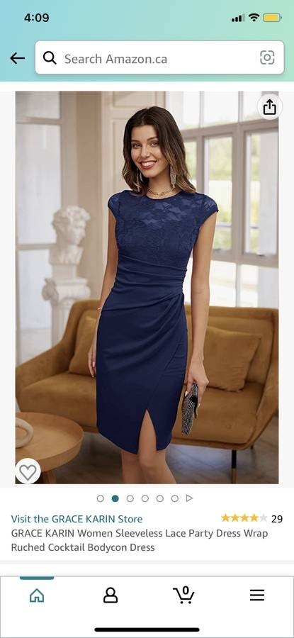 Grace Karin lace cocktail dress - size Small - photo 3