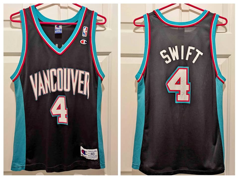 Vancouver Grizzlies Swift Champion Jersey *VERY RARE