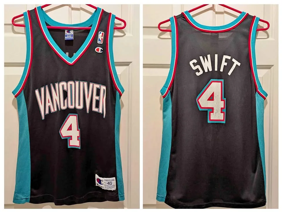 Vancouver Grizzlies Swift Champion Jersey *VERY RARE thumbnail