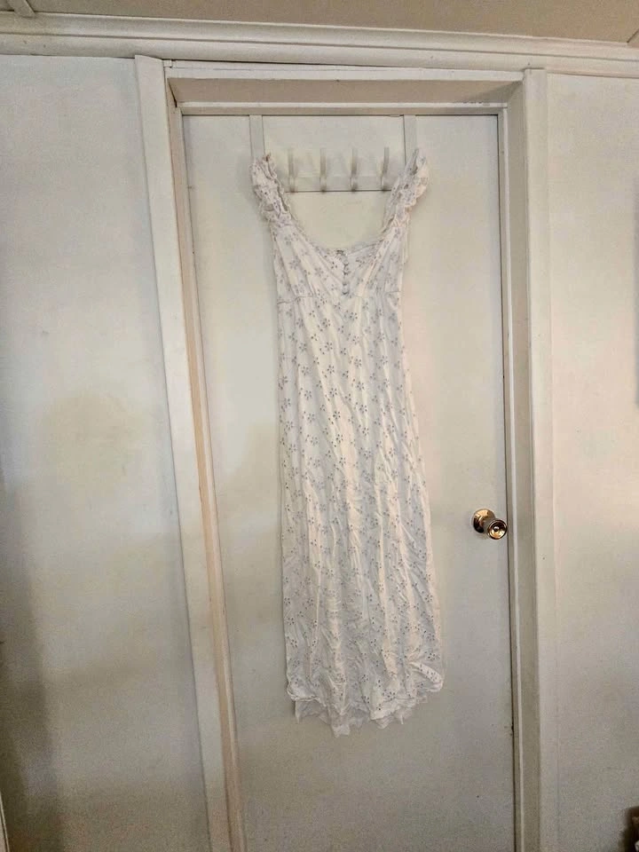 Wild Fable White Eyelet Maxi Dress