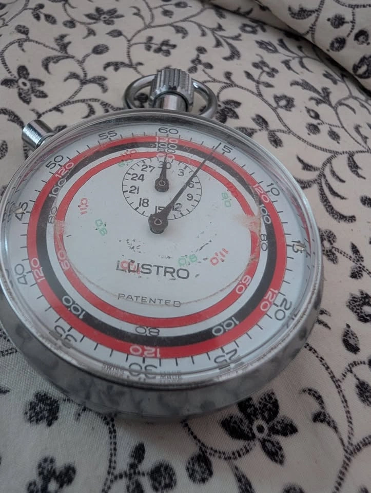 Vintage Lustro Swiss made stopwatch - photo 3