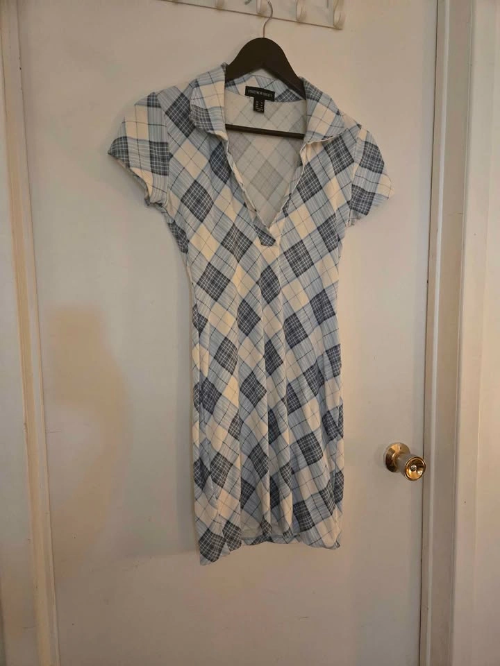 Streetwear Society Plaid Mini Dress - photo 2