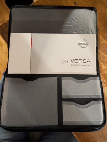 2008 Nissan Versa Owners Manual Guide Warranty Info w/ Case