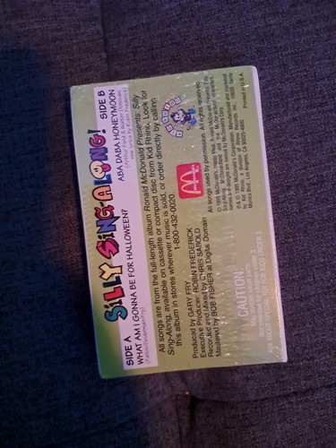 RONALD MCDONALD “SILLY SING ALONG #3” SEALED CASSETTE TAPE - photo 2
