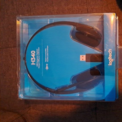Logitech H340 USB Computer Headset Noise Cancelling Mic