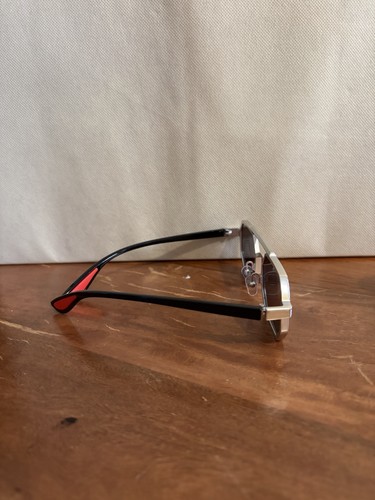 Octagonal Steampunk Sunglasses - Silver Metal Double Bridge - photo 3