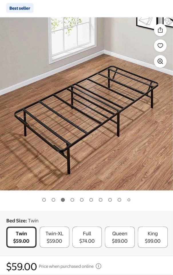 Twin bed frame - photo 2