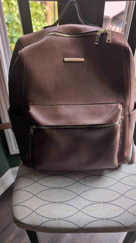 Nomad Poppy & Peonies Brown Backpack