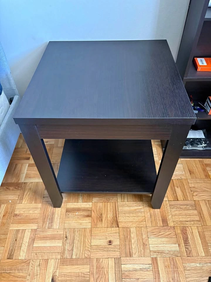 Dark Brown Wood Night Stand
