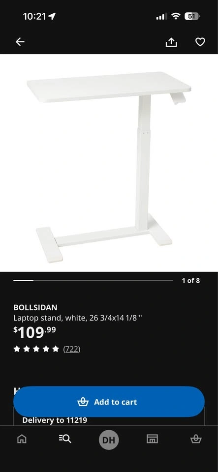 IKEA BOLLSIDAN Laptop stand - photo 2