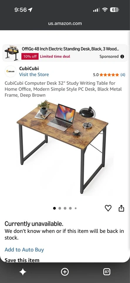 Small office desk - photo 3