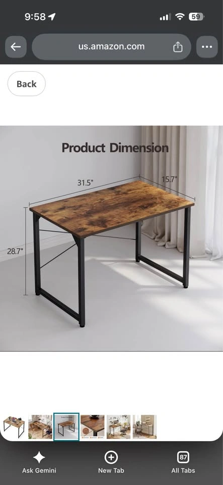 Small office desk - photo 4