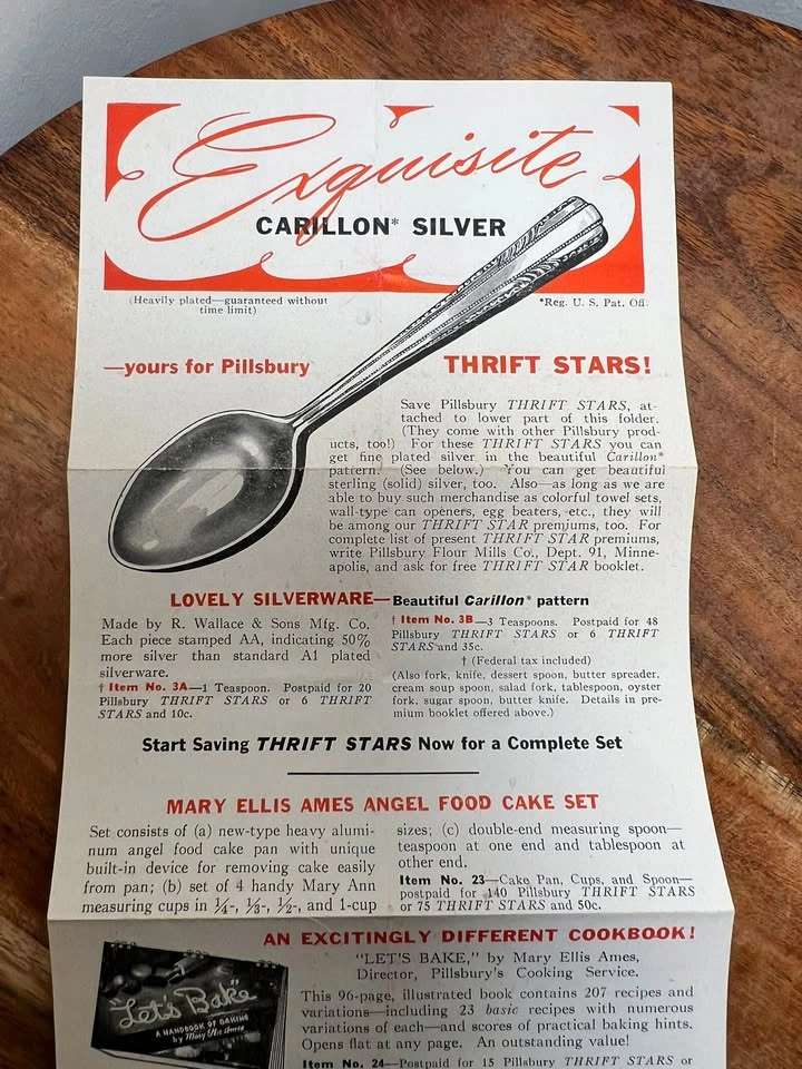 Vintage 1943 Pillsbury "Thrift Star" Recipe & Premium Pamphlet - photo 3