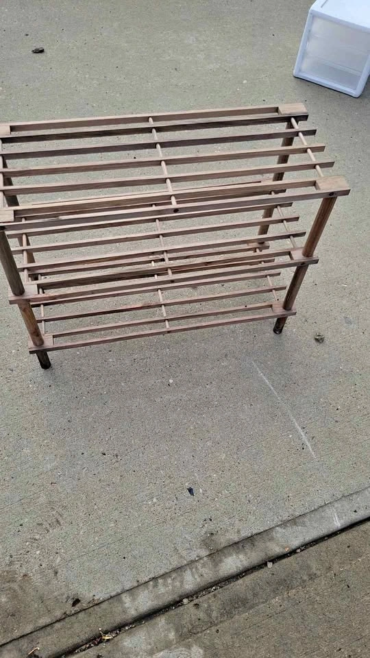Wooden Shoe Rack