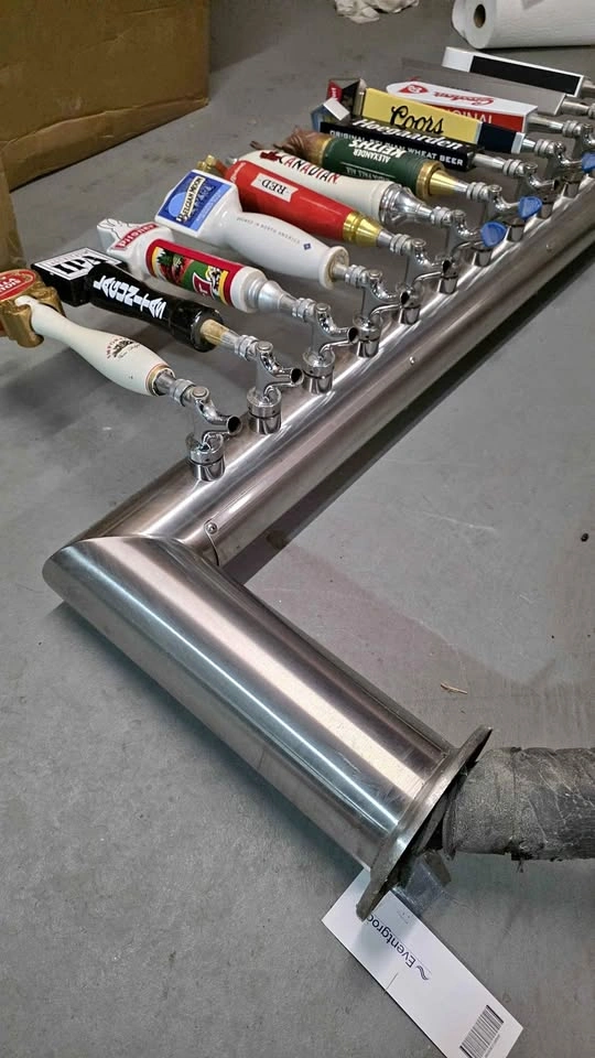 Custom 12 tap beer tower