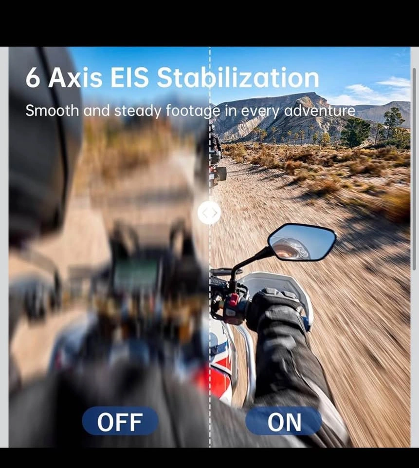 Hiicam 4K Action Camera 20MP WiFi EIS – Waterproof Case + Access - photo 3
