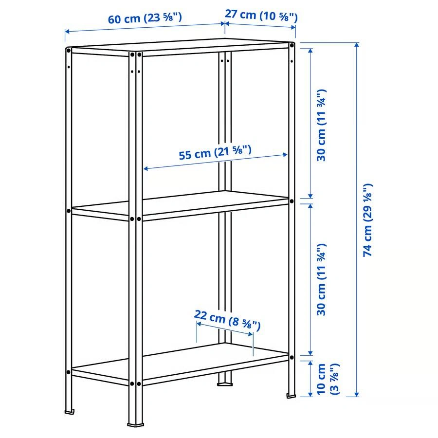IKEA HYLLIS Shelf Unit – Indoor/Outdoor - photo 4