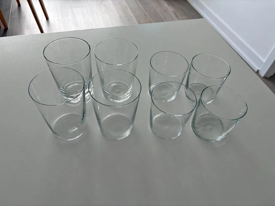 Crate & Barrel Bodega Glass Set – 8 Pieces