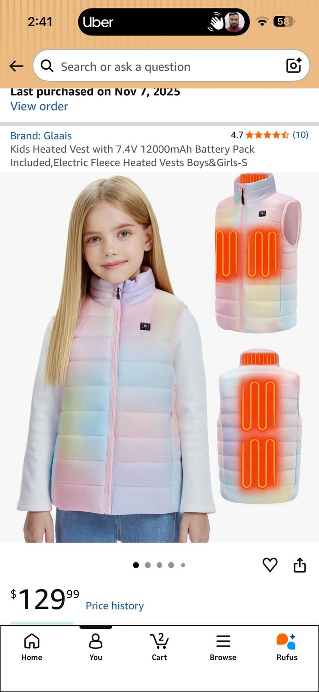 Glaais Kids Heated Vest