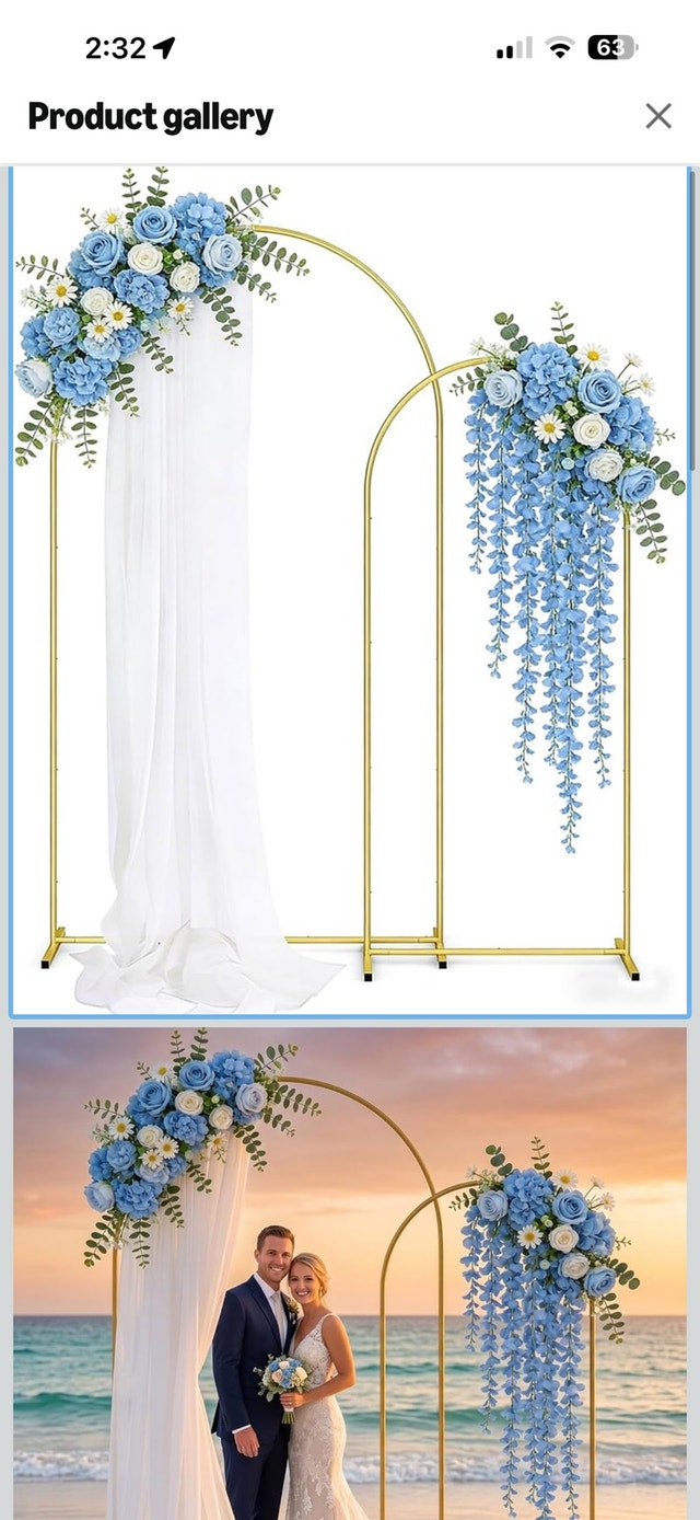 Metal Wedding Arch Backdrop Stand