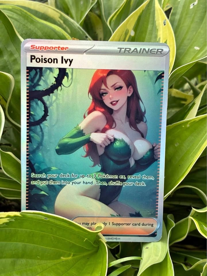 Poison Ivy Fanmade Pokemon Card