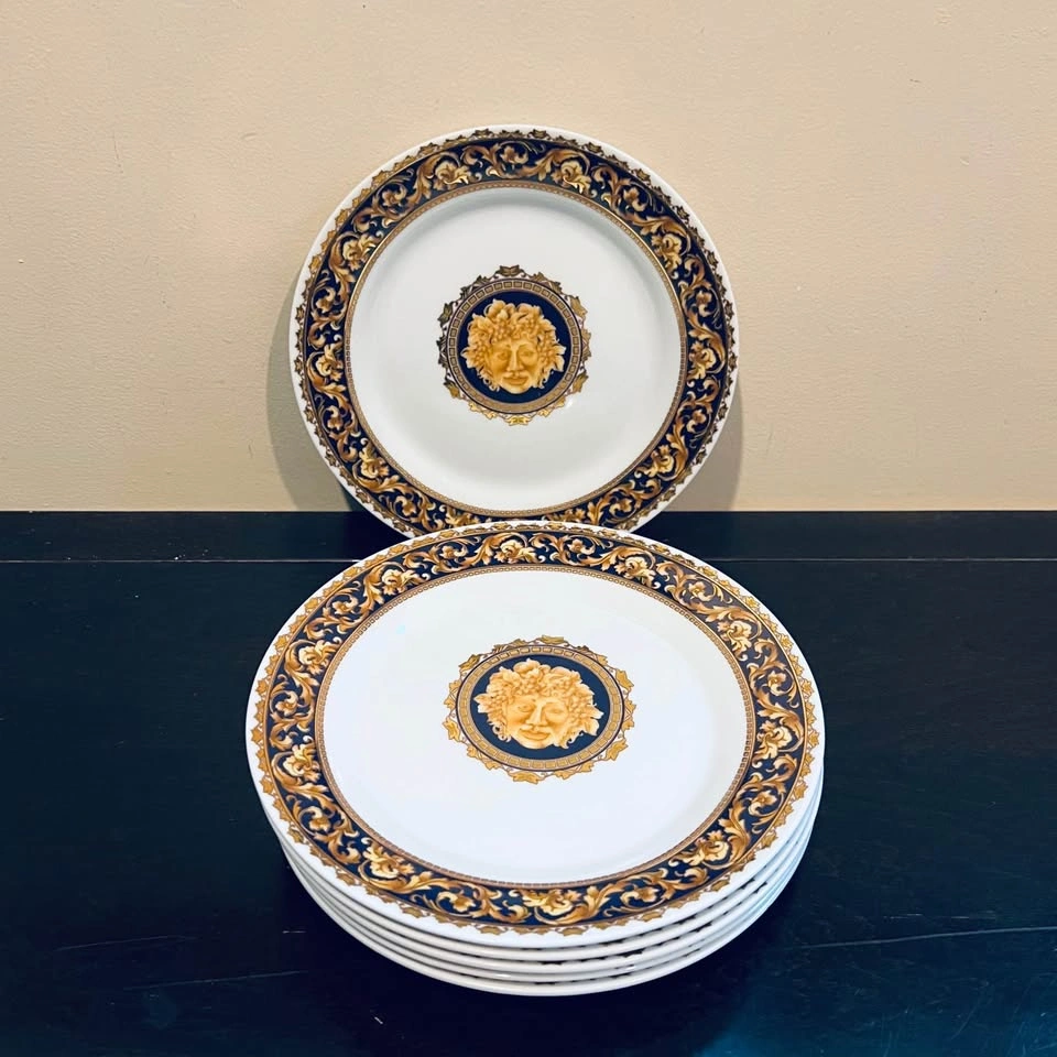 Bacchus T. Limoges France Porcelain 7.5" Plates (Set of 6) - photo 4