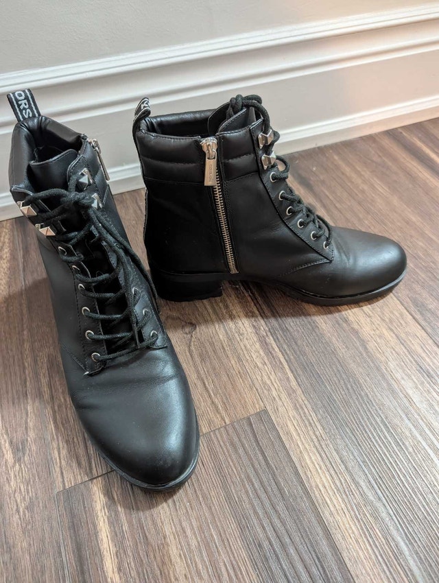 Michael Kors Women's Leather Combat Boots (Size 9) - photo 2