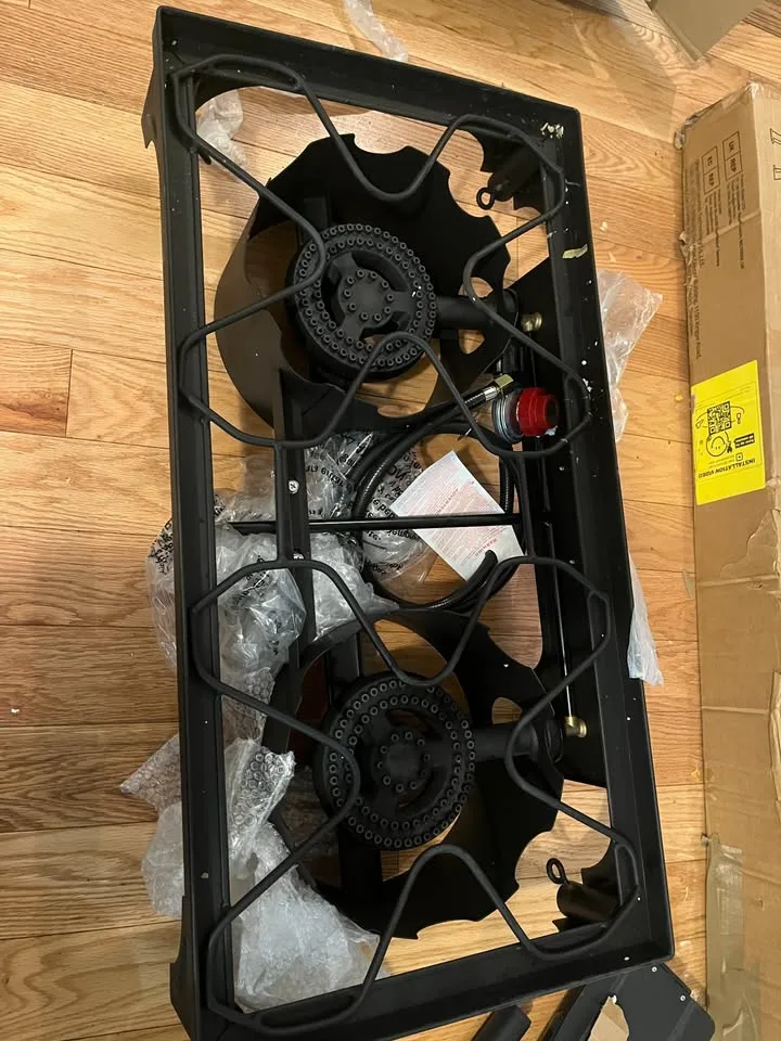 Double Burner Outdoor Propane Stove 150,000 BTU image indicator(6)