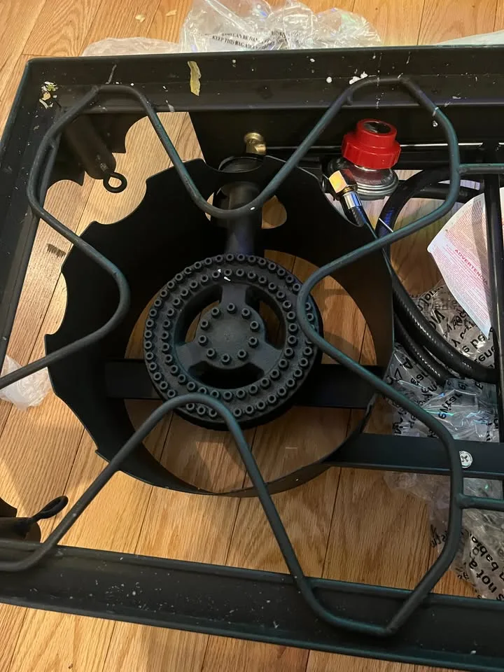 Double Burner Outdoor Propane Stove 150,000 BTU image indicator(7)