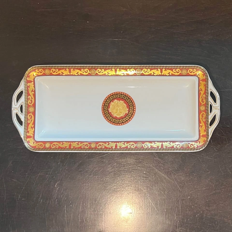 Juno Fine Porcelain By Casa Elite Rectangular Handled Serving Tr - photo 2