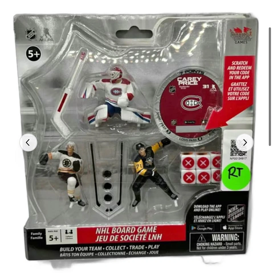 NHL Figures League Carey Price Board Game