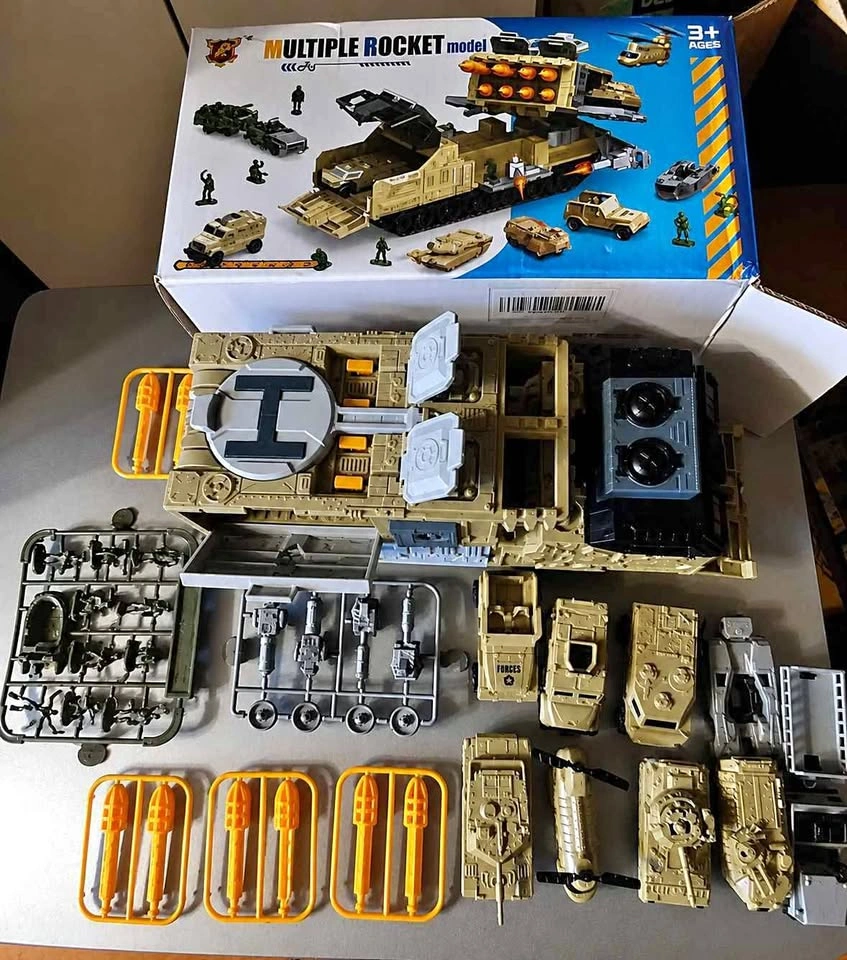 Multiple Rocket Model Military Toy Set