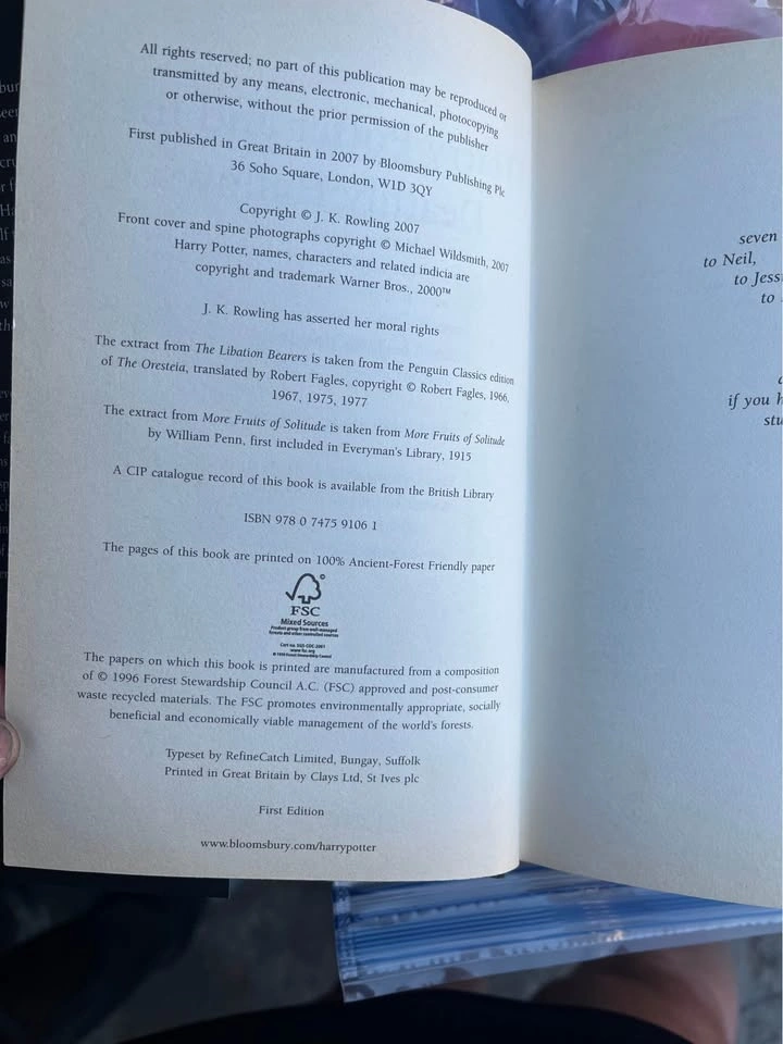 Harry Potter and the Deathly Hallows by J.K. Rowling - photo 4