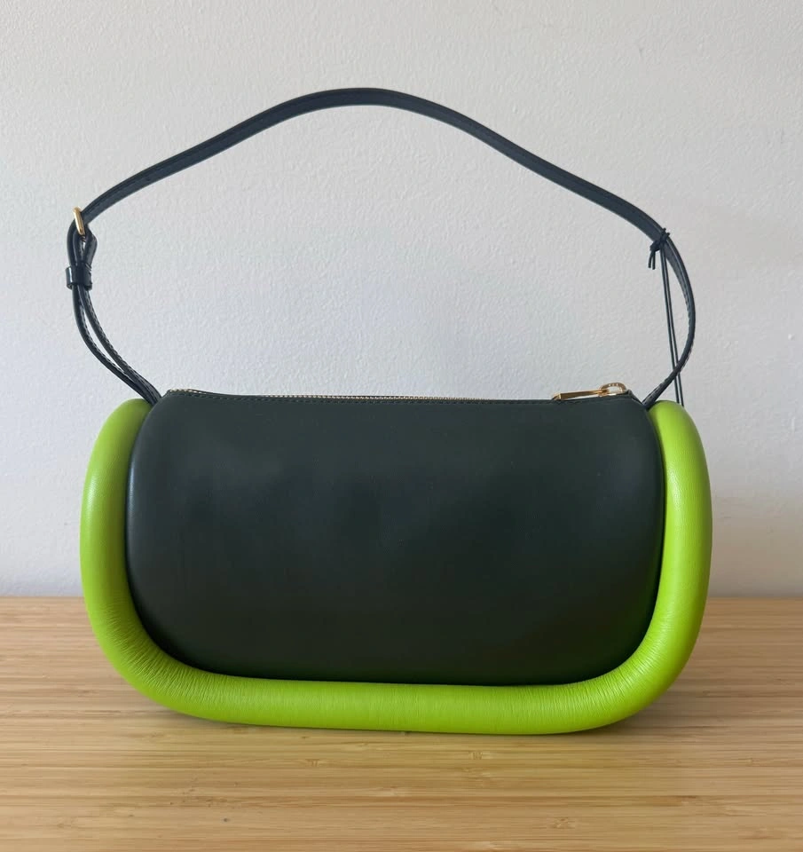 JW Anderson "Bumper" Shoulder Bag, Black & Lime Green, NEW WITH - photo 3
