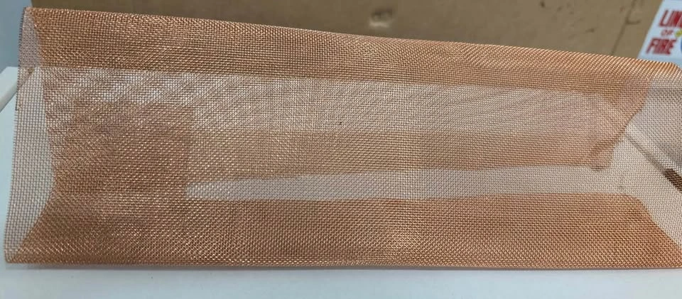 Copper Wire Mesh Screen 10” x 13” inches - photo 2