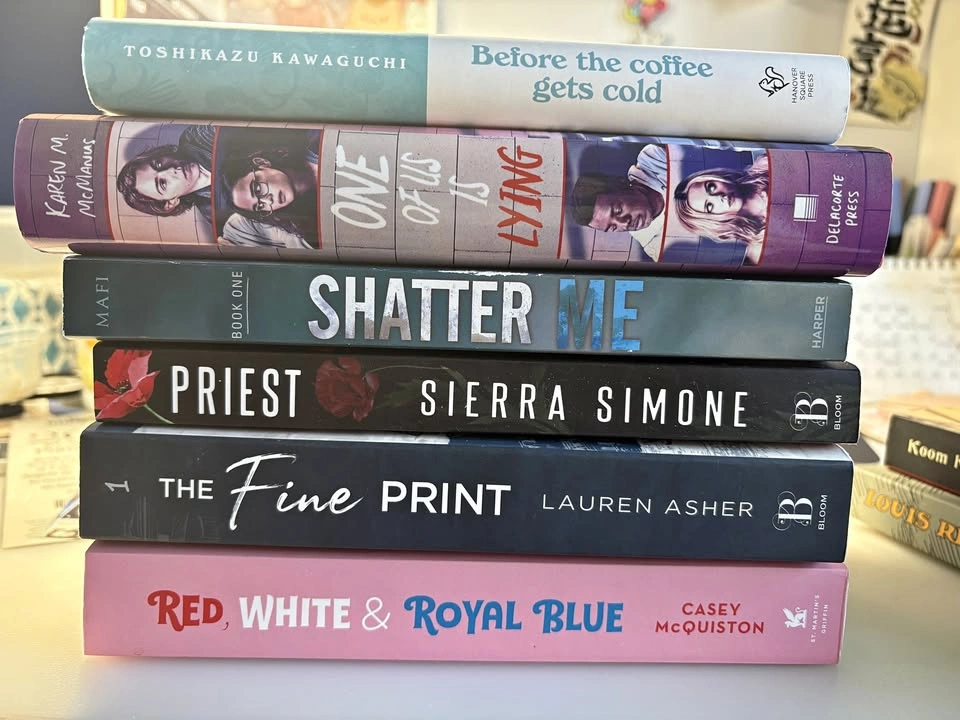 Assorted books for sale