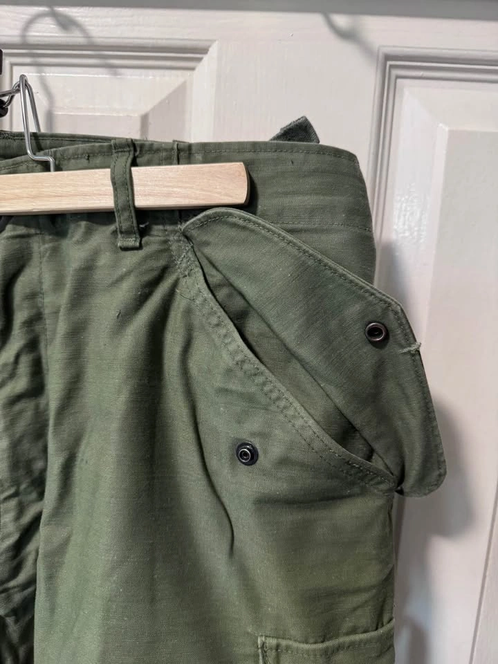 Vintage Military 1978 M65 Olive Drab Cargo Pants - photo 3