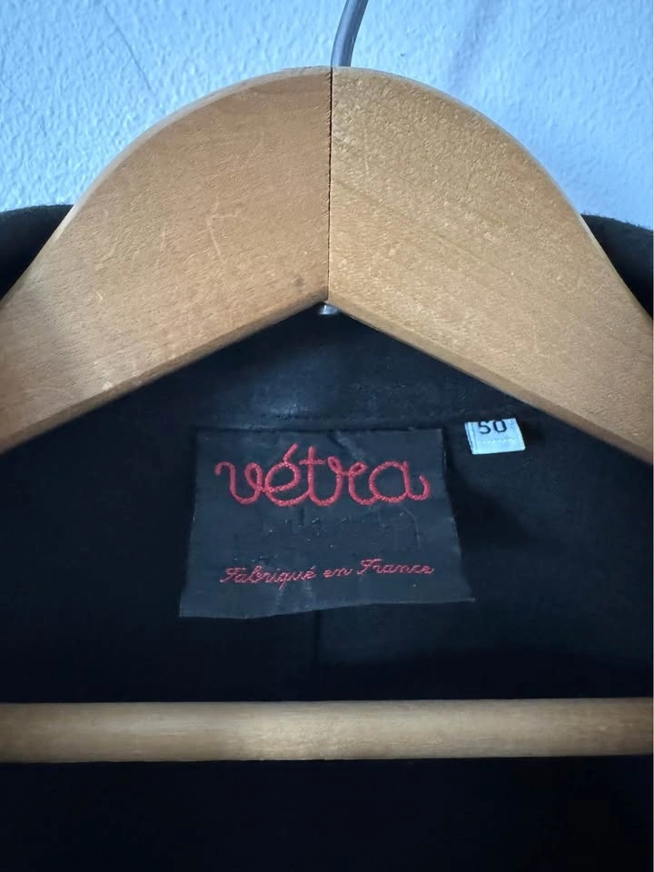 Vetra Black Chore Coat Jacket sz L - photo 3
