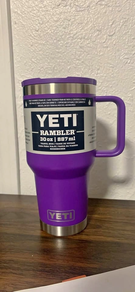 Purple YETI Rambler 30 oz Travel Mug
