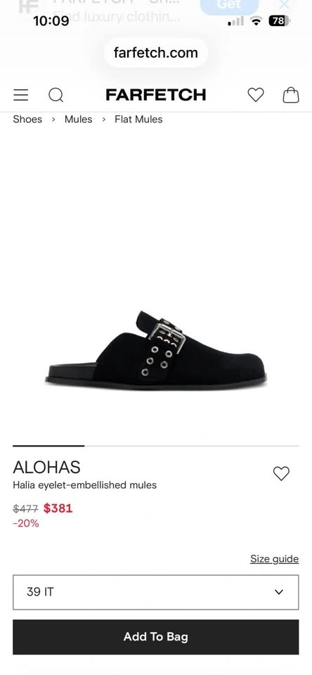 Aloha Halia Mules: excellent condition Size 38 (7-8) - photo 3