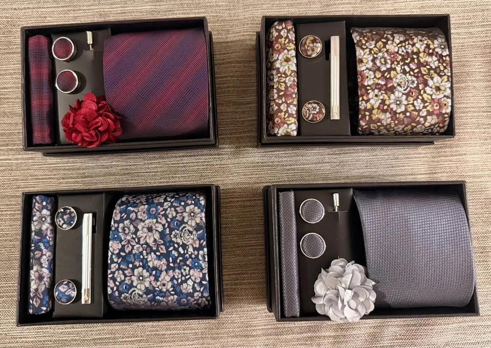 Tie Gift Sets for Men (New Colors added)