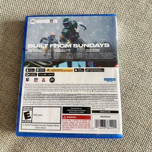 Madden NFL 26 - Sony PlayStation 5 - photo 3